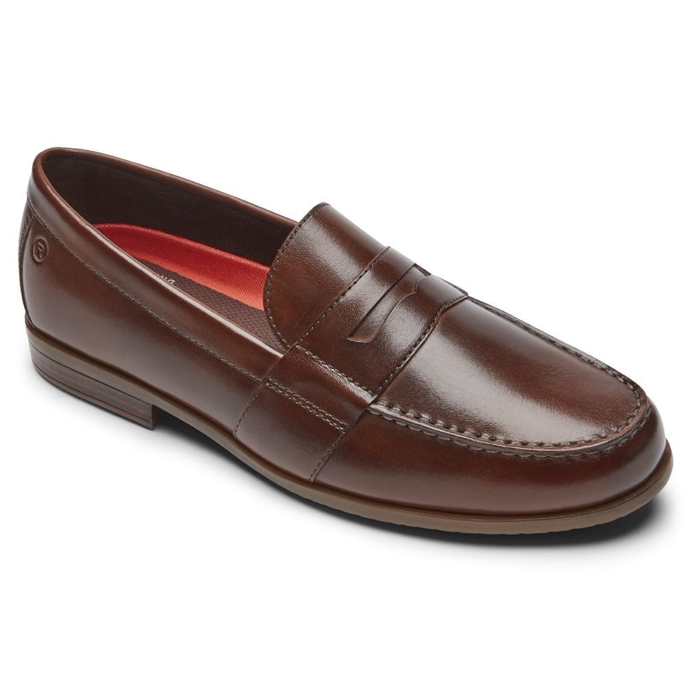 Rockport Loafers For Mens Brown - Classic Lite 2 Penny - AF7160254